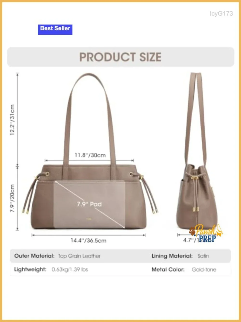 Top Grain Pebbled Leather Hobo Bag Women Adjustable Drawstring Shoulder Handbag